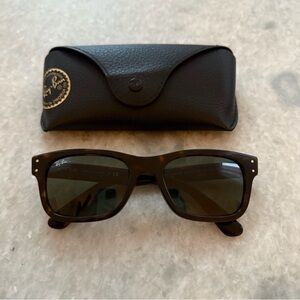 Ray-Ban MR BURBANK Tortoise Sunglasses RB2283 55/20 RARE SIZE!!!!
